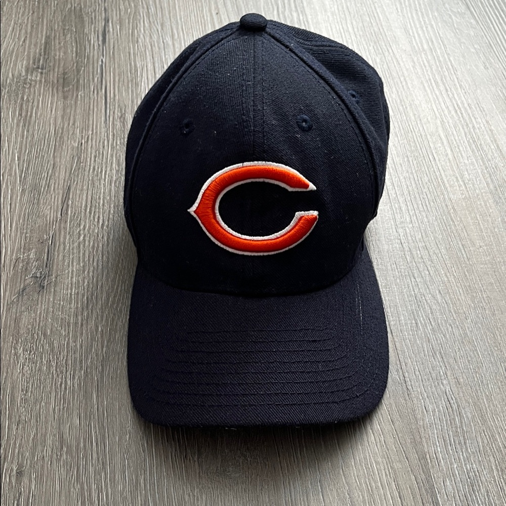 Chicago Bears Navy Blue Cap with Orange Logo